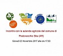21/11/2017 Incontro con gli agricoltori e gli allevatori
